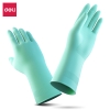 得力得心LQ620-乳胶家务手套(绿色)(中号(M),1双/包)