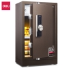 得力33032电子密码保管箱H695(古铜)(台)家用电子密码保险箱 35cm可入柜入墙办公小型保管箱 70古铜色电子密码