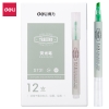得力S731荧光笔(绿色)12支/盒