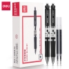 得力33514中性笔套装0.5mm(黑)(10支笔+10支替芯)